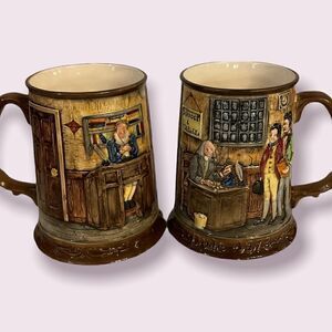 Scrooge and Marley Ceramic Mug John Beswick Royal Doulton